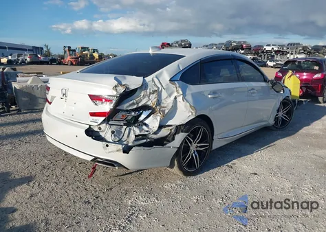 2021 Honda Accord Touring из США, поврежденный, VIN 1HGCV2F98MA015878